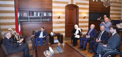 الحريري يلتقي بلاسخارت والسفيرين الفرنسي والاميركي