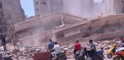كارثة في طرابلس.. انهيار مبنى في التبانة!  (فيديو)