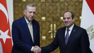أردوغان يشيد بدور مصر في مواجهة تداعيات الحرب على غزة