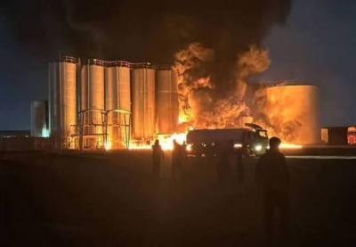 حريق في مصفى بيجي يخلف ضحية و13 مصاباً