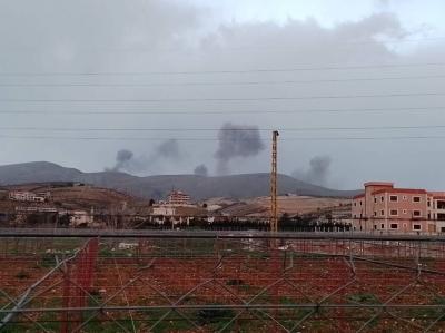 لبنان.. سلسلة غارات اسرائيلية على البقاع