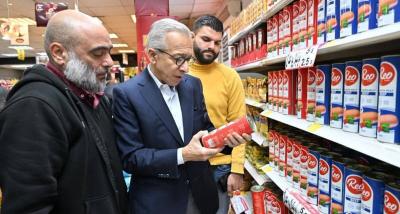 البساط يجول على نقاط بيع مواد غذائية: لن نسمح بأي تلاعب بالأسعار