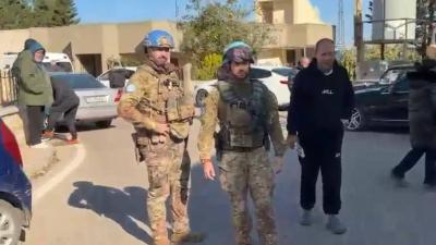 أهالي علما الشعب يستعدون للمغادرة برفقة قوة من الكتيبة الايطالية