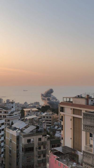 غارة إسرائيلية استهدفت محيط مدينة صيدا