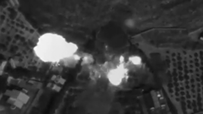 بالفيديو.. الجيش الإسرائيلي: استهدفنا مستودع أسلحة تابع للحزب