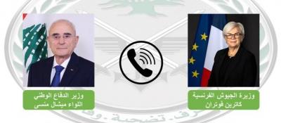 منسى يشكر فرنسا على دعمها للبنان ويدعو لوقف فوري لإطلاق النار