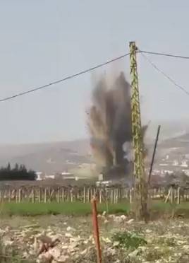 قصرنبا تحت الغارات الإسرائيلية! (فيديو)