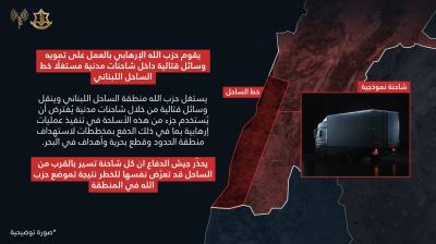 تحذير إسرائيلي خطير لسكان الساحل اللبناني.. شاحنات  تُستخدم لنقل أسلحة!