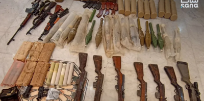الدفاع السورية تضبط شحنة أسلحة على الحدود مع لبنان!