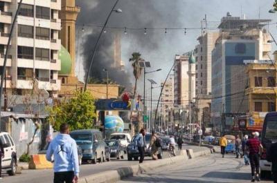 بالفيديو- استهداف سيارة في صيدا