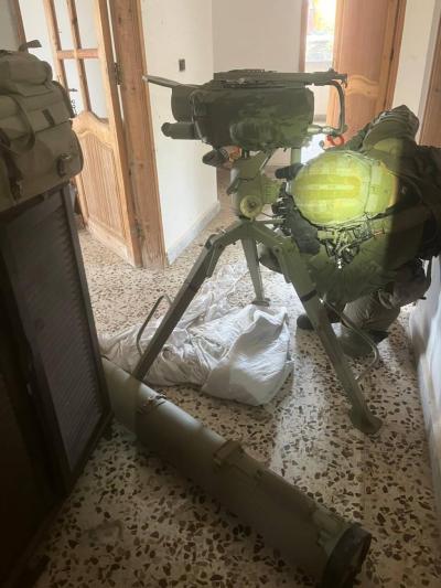 الجيش الإسرائيلي: عثرنا على صواريخ وأسلحة خلال عملياتنا جنوبي لبنان