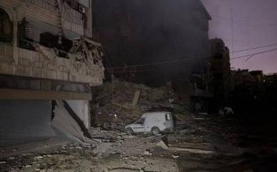 بالفيديو - غارات فجرا على الضاحية... ليلة حامية في النبطية ومحاولات توغل في القوزح