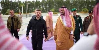 زيارة غير مُعلنة...زيلينسكي يصل الى السعودية