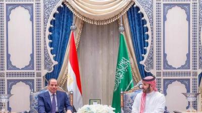 ولي العهد السعودي والرئيس المصري يناقشان تداعيات التصعيد العسكري في المنطقة
