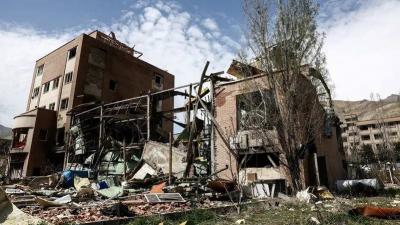 ضربات متبادلة... صواريخ نحو حيفا وانفجارات ضخمة في طهران