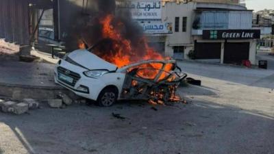 غارة من مسيرة على سيارة عند دوار كفرمان وسقوط ضحايا