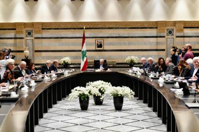 الحرب الاسرائيلية والنزوح على طاولة مجلس الوزراء