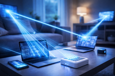 تقنية مبتكرة تنقل الإنترنت عبر الضوء بسرعات قياسية