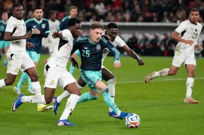 منتخب ألمانيا يقلق جماهيره قبل كأس العالم بفوز شاق على غانا