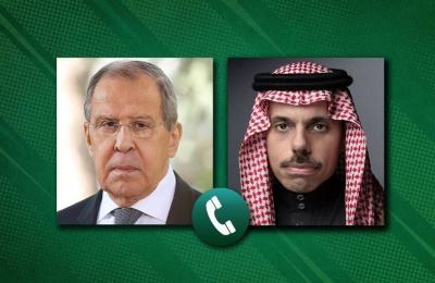 اتصال بين فيصل بن فرحان وسيرغي لافروف لبحث تطورات الشرق الأوسط