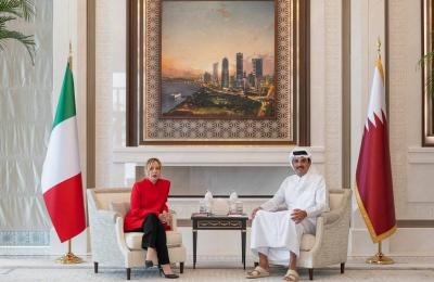 ميلوني تعرض دعمًا لقطر … الطاقة في قلب التحرك الأوروبي