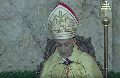 بالفيديو - البطريرك الراعي يبكي تأثراً