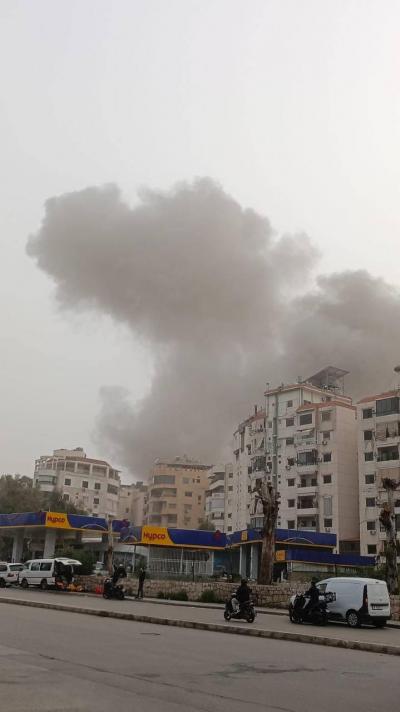 غارة إسرائيلية عنيفة تستهدف حي الأمريكان