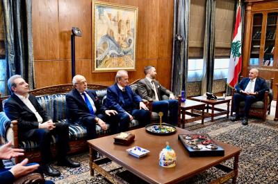 بري يستقبل وفدا اشتراكيا برئاسة تيمور جنبلاط