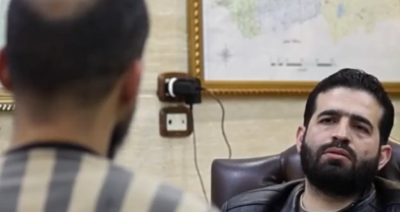 وزير الداخلية السوري يستجوب سفاح التضامن.. والأخير يبكي