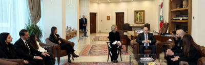 وفد من عائلتي ضحايا اعتداء عين سعادة في بعبدا... عون: نبذل كل ما في وسعنا للحد من إراقة الدماء