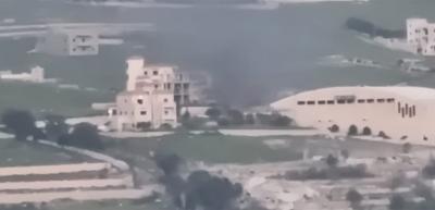 الجيش الإسرائيلي يُفجر مجمع الامام الصدر الرياضي في ميس الجبل
