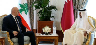 أمير قطر في اتصال بعون: دعمٌ لمسار التفاوض وبسط سيادة الدولة