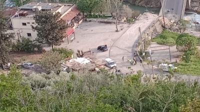 إصابة شخصين جراء استهداف مسيرة إسرائيلية مقهى عند جسر قعقعية الجسر في أطراف البلدة