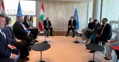 سلام يلتقي في باريس المدير العام لليونسكو