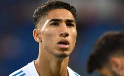 أول تعليق من أشرف حكيمي بعد إصابته أمام بايرن ميونخ