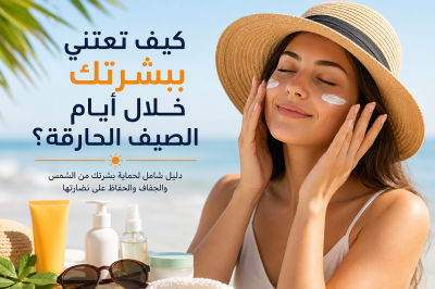 كيف تعتني ببشرتك خلال أيام الصيف الحارقة؟