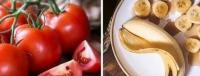 الطماطم والموز الطماطم والموز