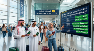 أفضل دول للسفر بدون فيزا للعرب في 2026