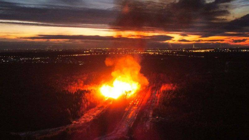 إعلام روسي: انفجار في خط أنابيب غاز في مقاطعة سفيردلوفسك