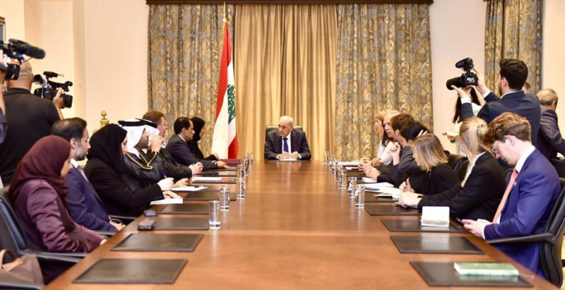 High-Level Meetings at Ain El-Tineh: Key Discussions on Lebanese Challenges