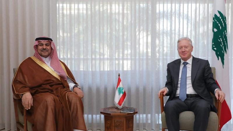 Minister Youssef Raji Welcomes New Saudi Arabian Ambassador
