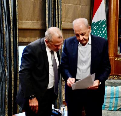 باسيل من عين التينة: متفقون مع بري على رفض الفتنة وحماية الجيش