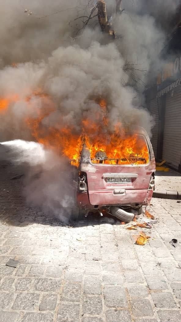 Explosions Rock Damascus Amid President Macron's Visit