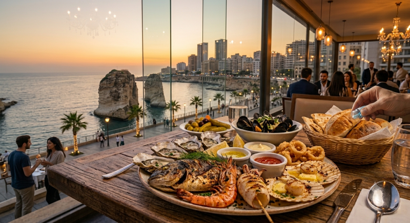 Top Seafood Restaurants in Raouche: A Culinary Experience by the Sea
