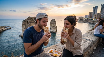 أفضل مطعم شاورما في الروشه