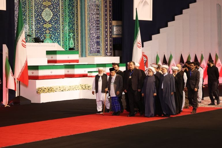 Saudi, Qatari, and Omani Delegations Attend Khamenei's Funeral in Tehran