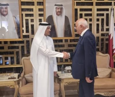 القصيفي يقدم التعازي بوفاة الأمير الشيخ حمد