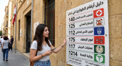 دليل أرقام الطوارئ في لبنان