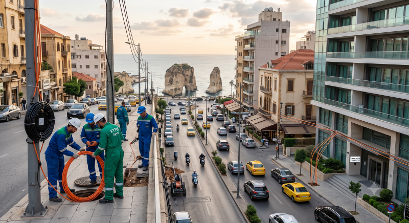 Fiber Optic Internet Expands in Beirut