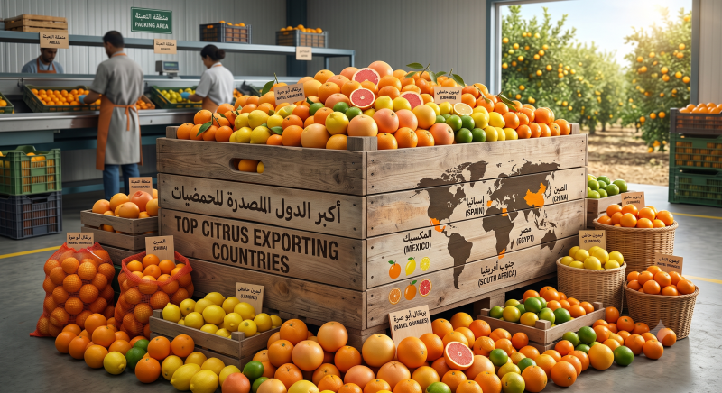 Top Citrus Exporting Countries in the World